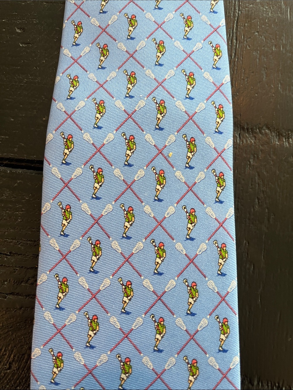 Bird Dog Bay “Lacrosse” 100% Silk Neck Tie